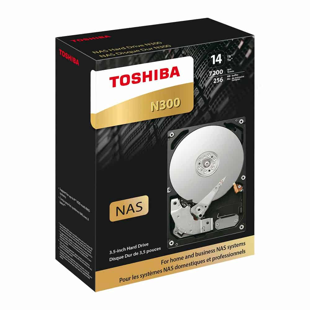 Toshiba N300 14TB NAS 3.5" SATA HDD/Hard Drive 7200rpm